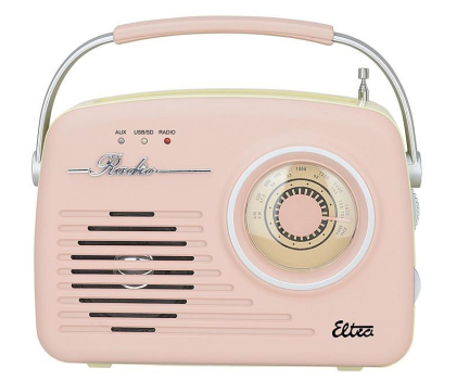 Radio i budzik ELTRA LUIZA SP-11 Różowy